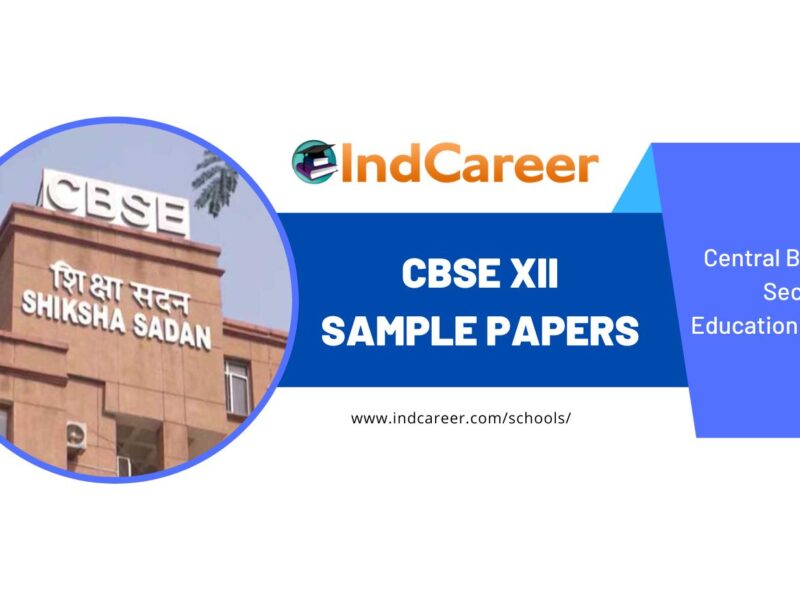 CBSE Class XII Sample Papers