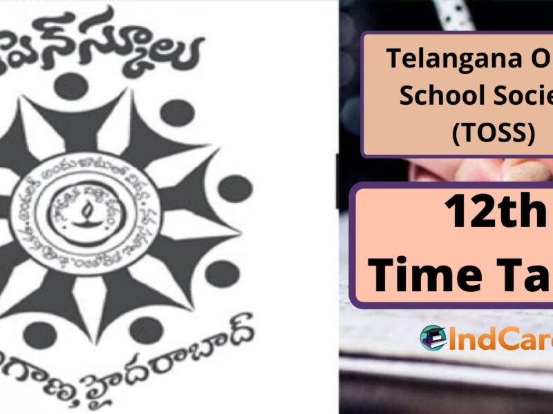 TOSS Intermediate Exam Time Table