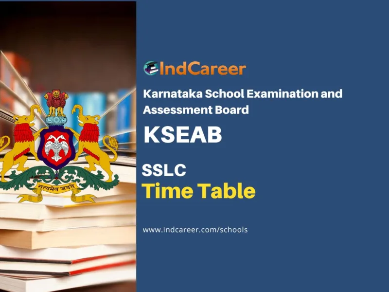 Karnataka SSLC Time Table