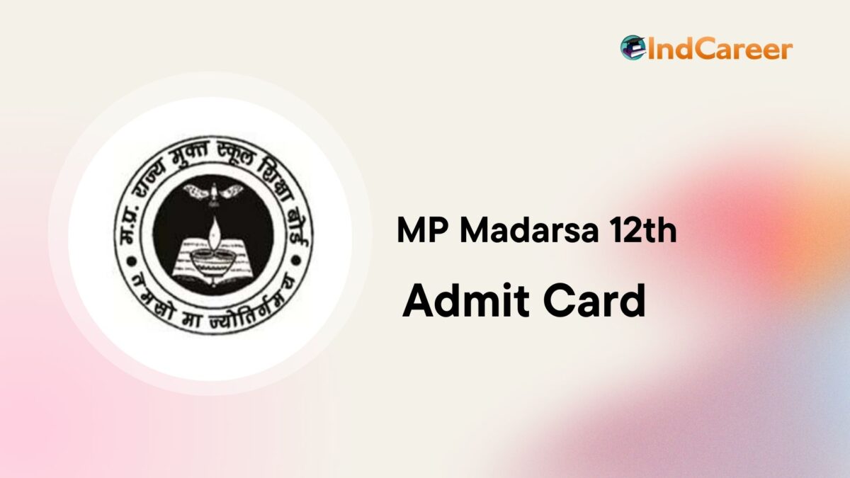 MP Madarsa 12th Admit Card