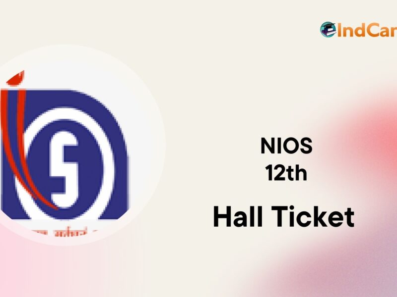 National Institute of Open Learning (NIOS) 12th Hall Ticket