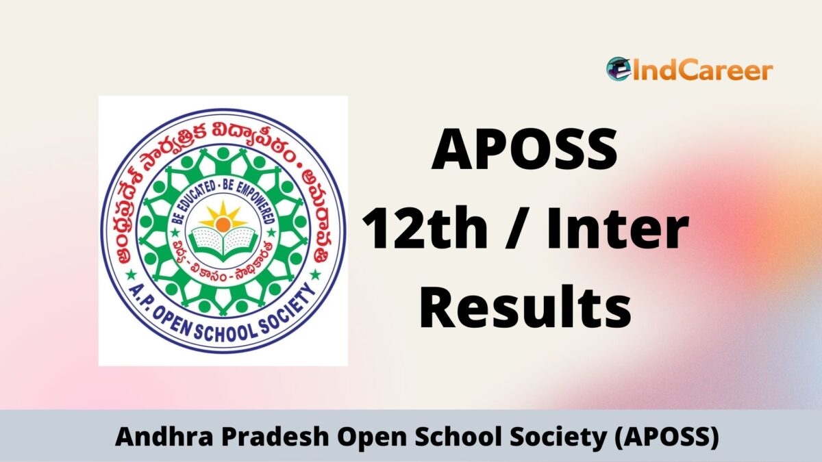 APOSS: Andhra Pradesh Open Inter Results - IndCareer Schools