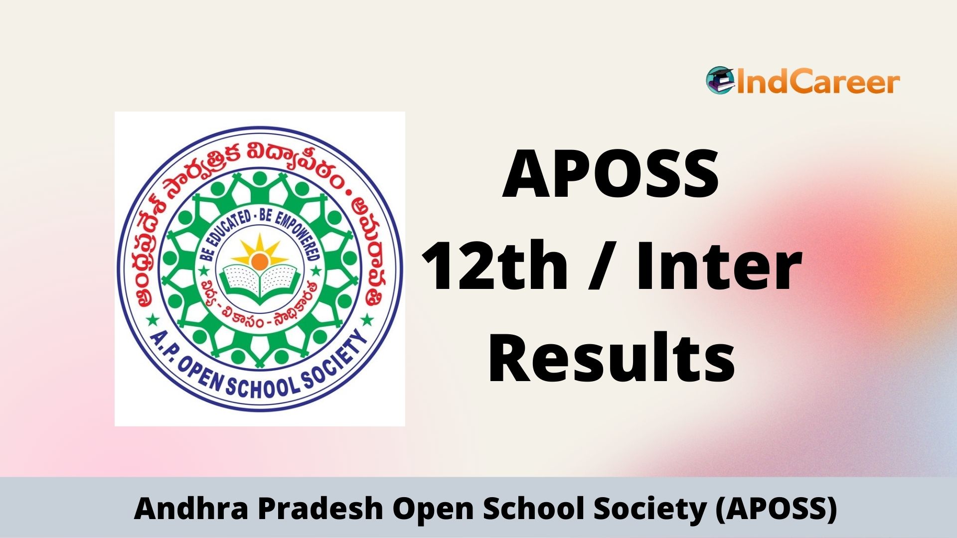 APOSS: Andhra Pradesh Open Inter Results