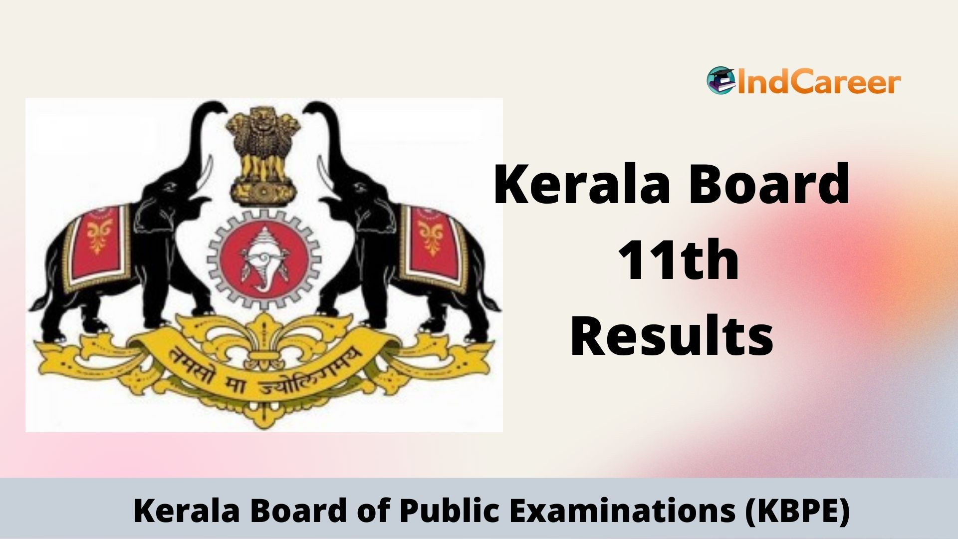 Kerala Plus One Result-2022, Exam Results @ keralaresults.nic.in