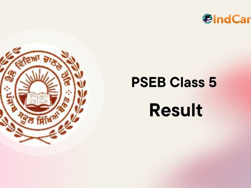 PSEB 5th Class Result