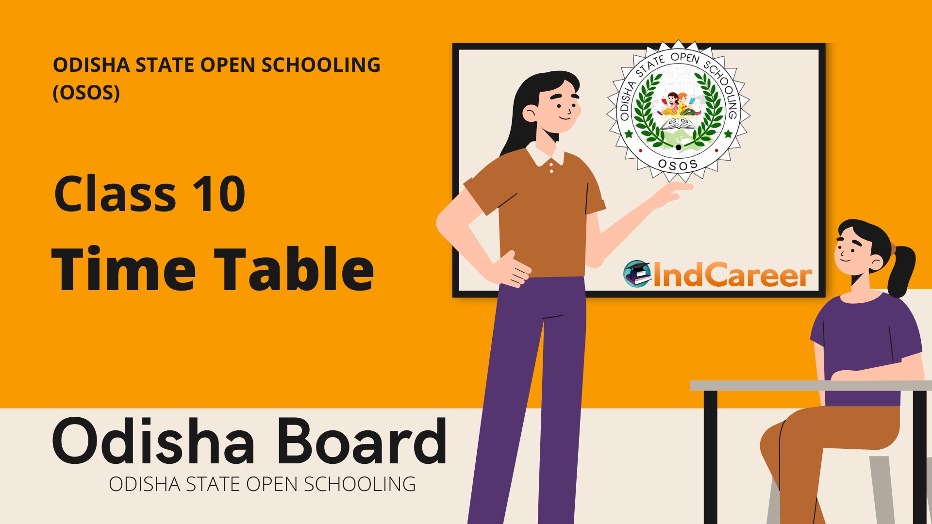 Odisha 10th Open School Time Table