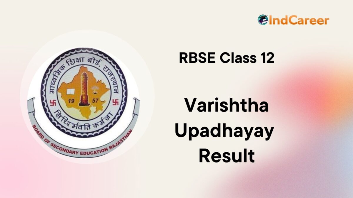 RBSE 12th Varishtha Upadhayay Result