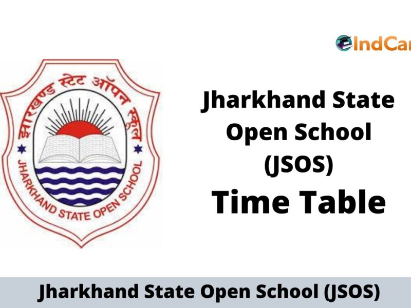 JSOS Time Table, Jharkhand Open School Time Table