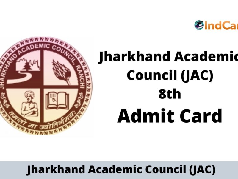 JAC 8th Admit Card