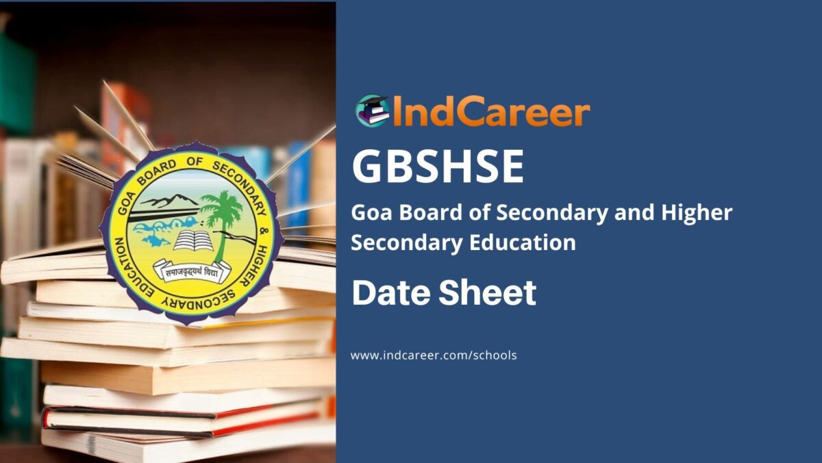 Goa Board Time Table