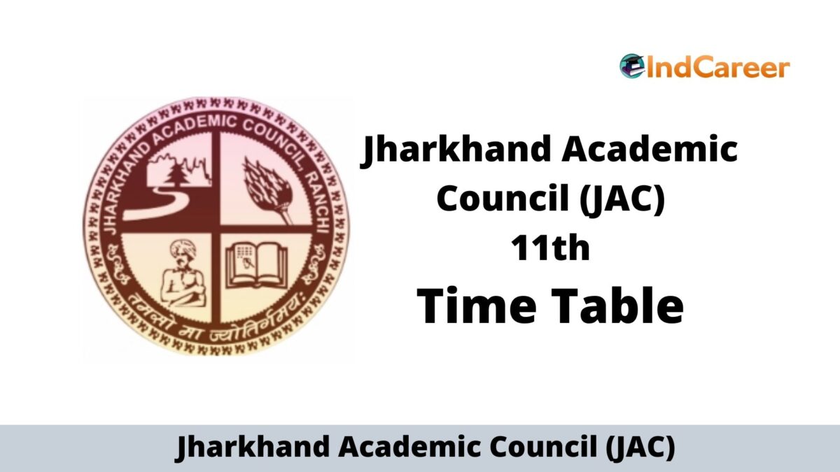 Jharkhand Academic Council (JAC) 11th Exam Date
