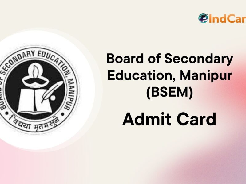 Manipur Board Admit Card