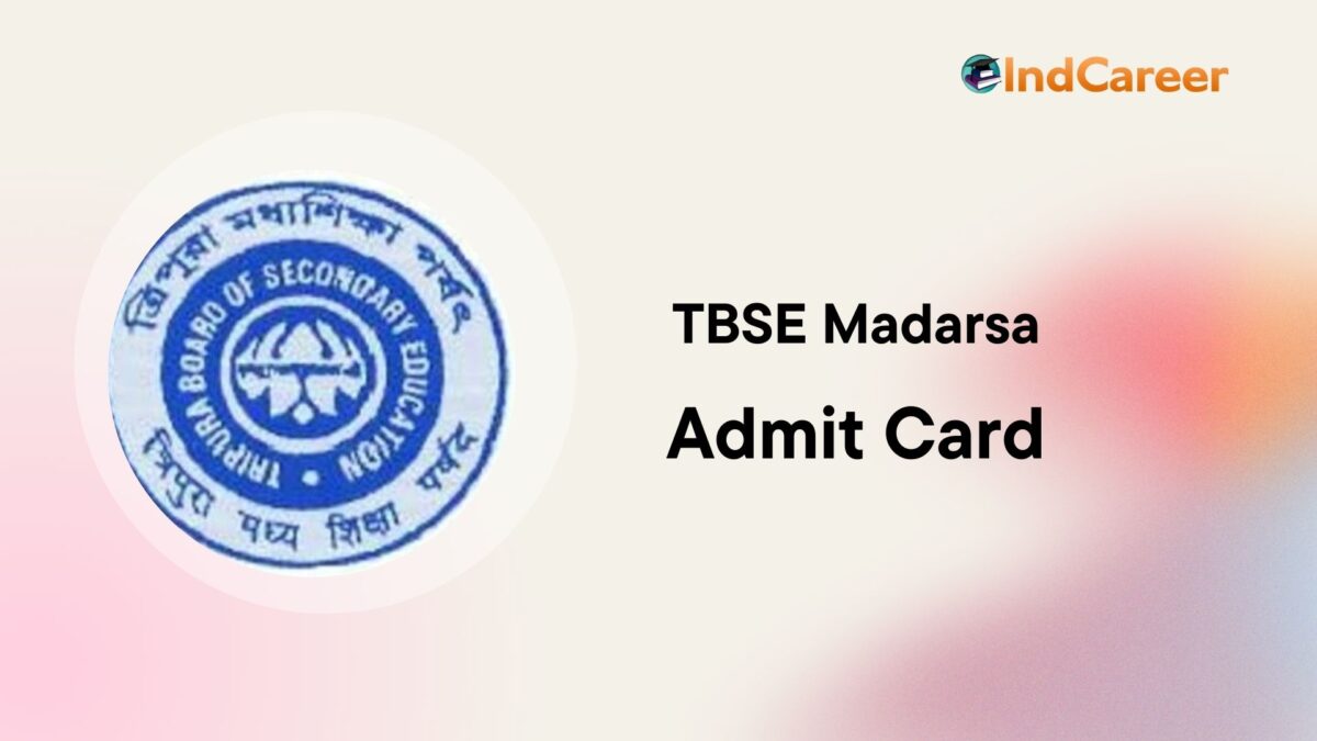 TBSE Madrasa Admit Card