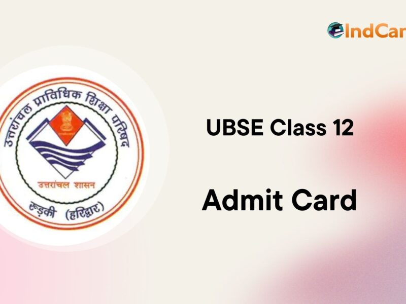 UK Board 12th Admit Card