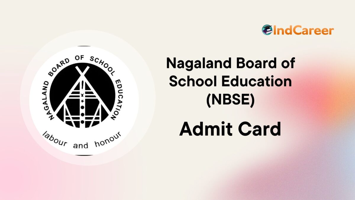 NBSE Admit Card, Nagaland Board Admit Card