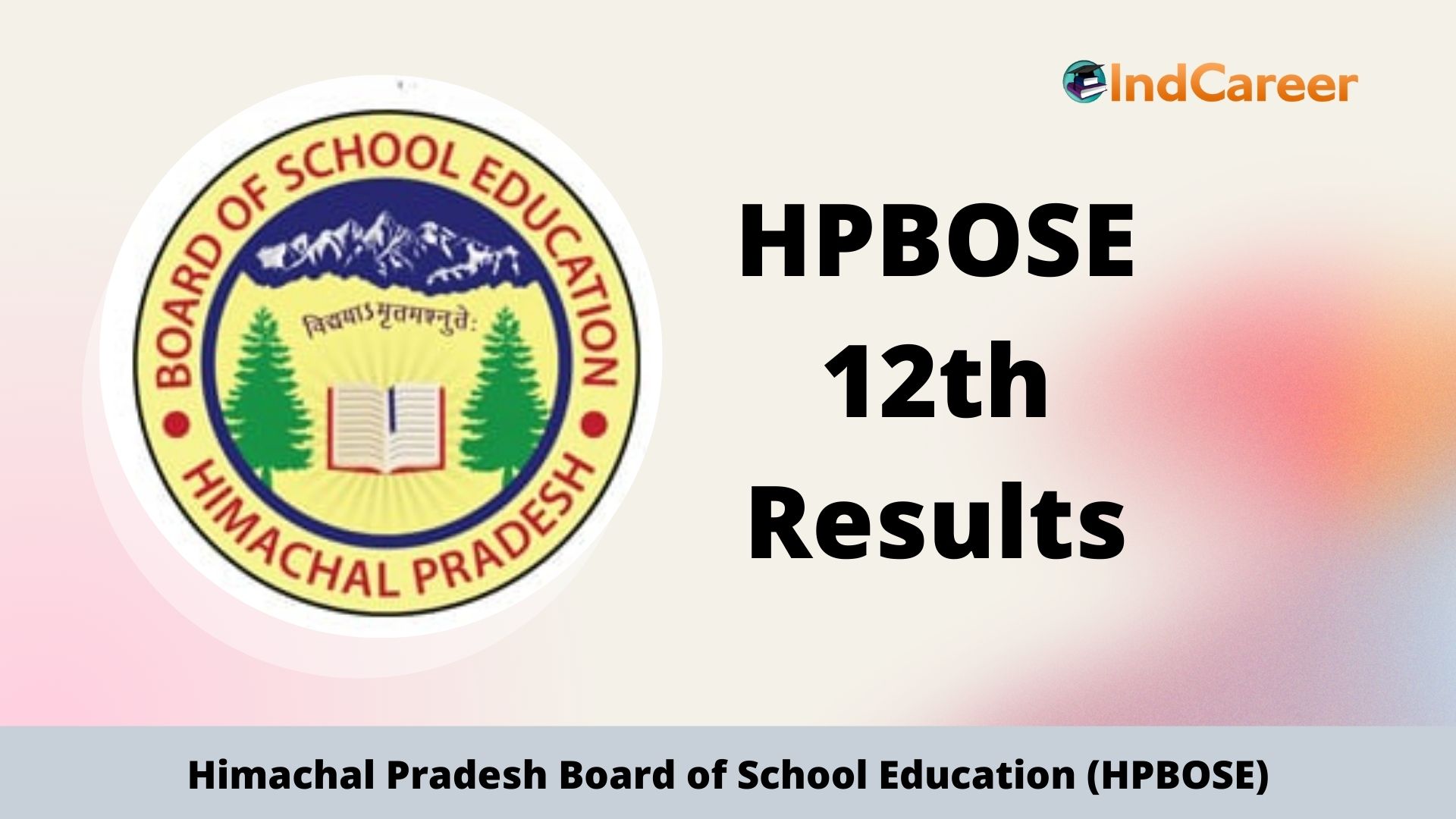 HPBOSE 12th Result