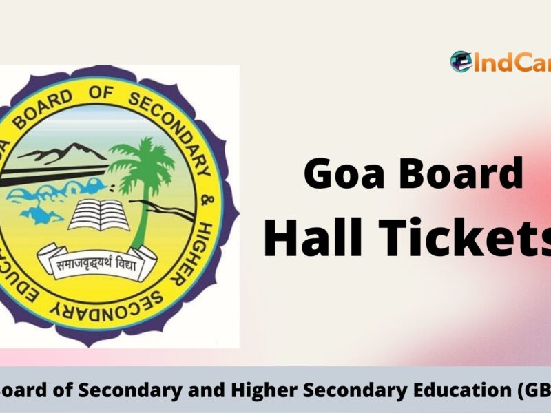 GBSHSE Hall Ticket, Download SSC & HSSC Admit Card
