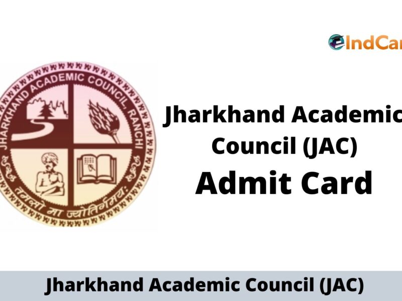 Jharkhand Academic Council (JAC) Class 10, 12 Admit Card