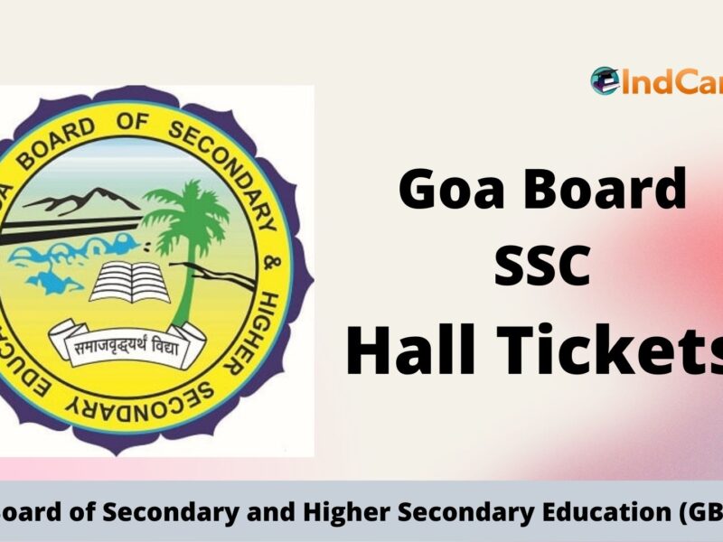 Goa Board SSC Hall Ticket