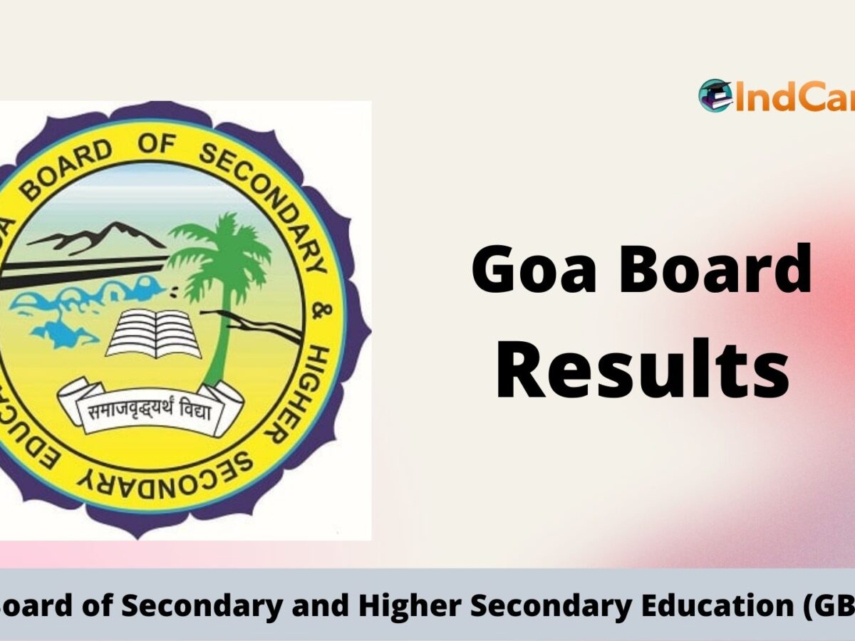 Goa Board Result, Check GBSHSE Result Online