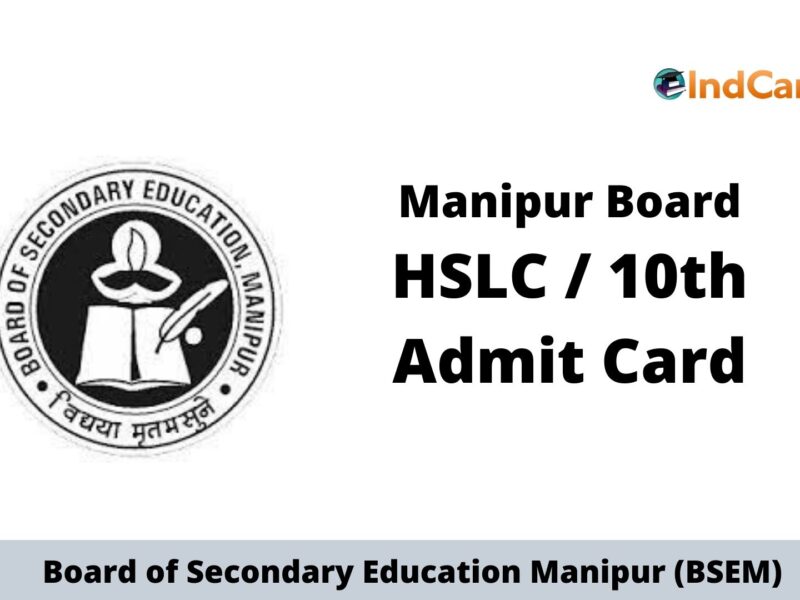 Manipur HSLC Admit Card