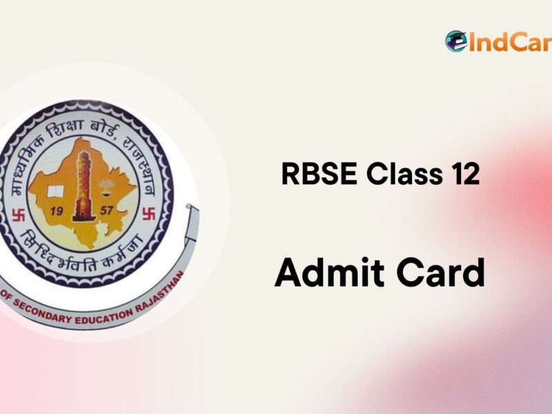 RBSE 12th Admit Card