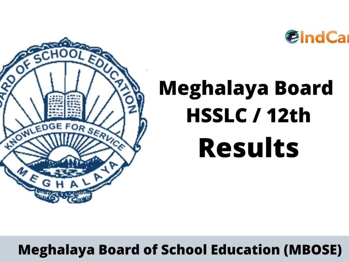 MBOSE HSSLC Result, Download Meghalaya Board 12th Results