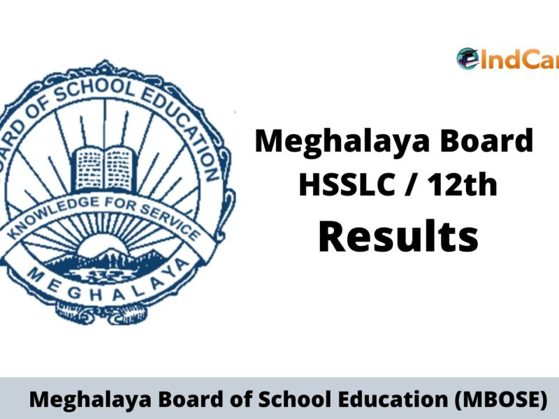MBOSE HSSLC Result, Download Meghalaya Board 12th Results