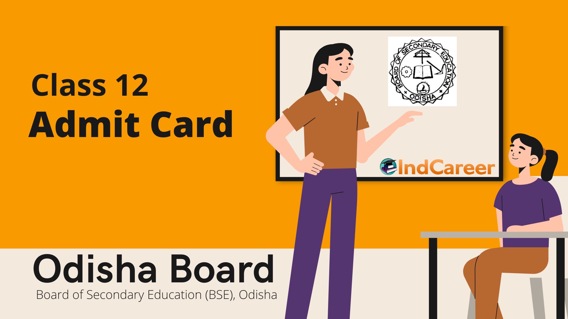 Odisha 12th Admit Card