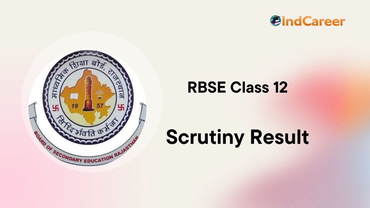 RBSE 12th Scrutiny Result