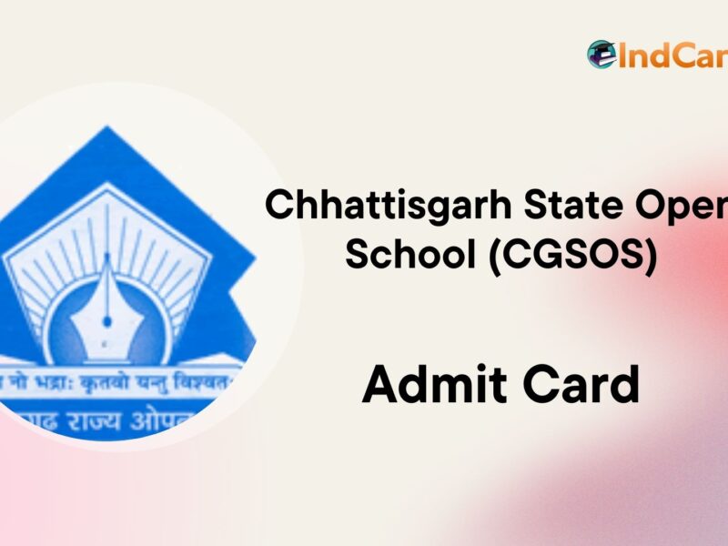 CGSOS Admit Card