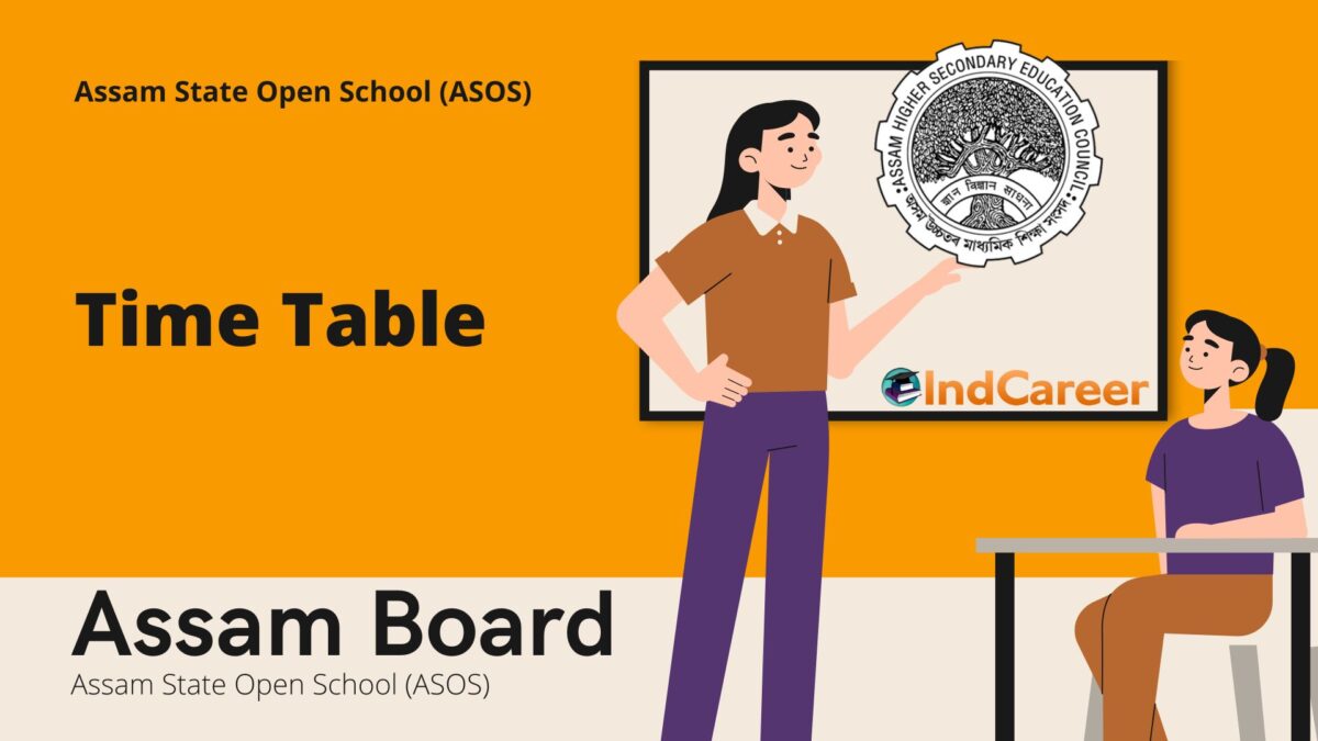 Assam State Open School Routine