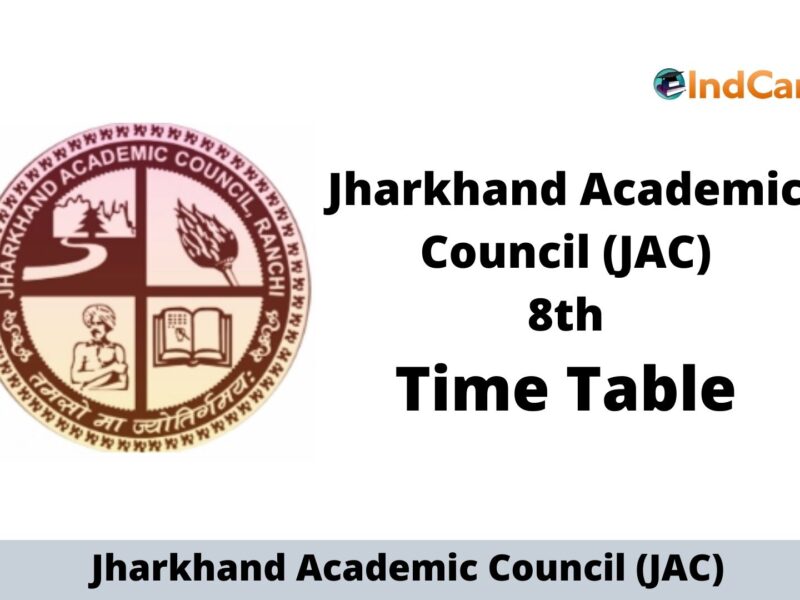Jharkhand Academic Council (JAC) Class 8th Exam Date