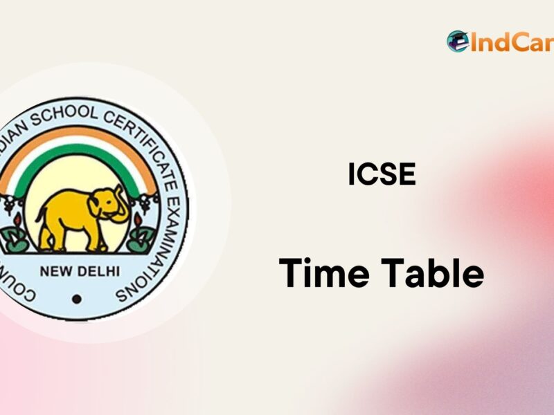 CISCE Time Table