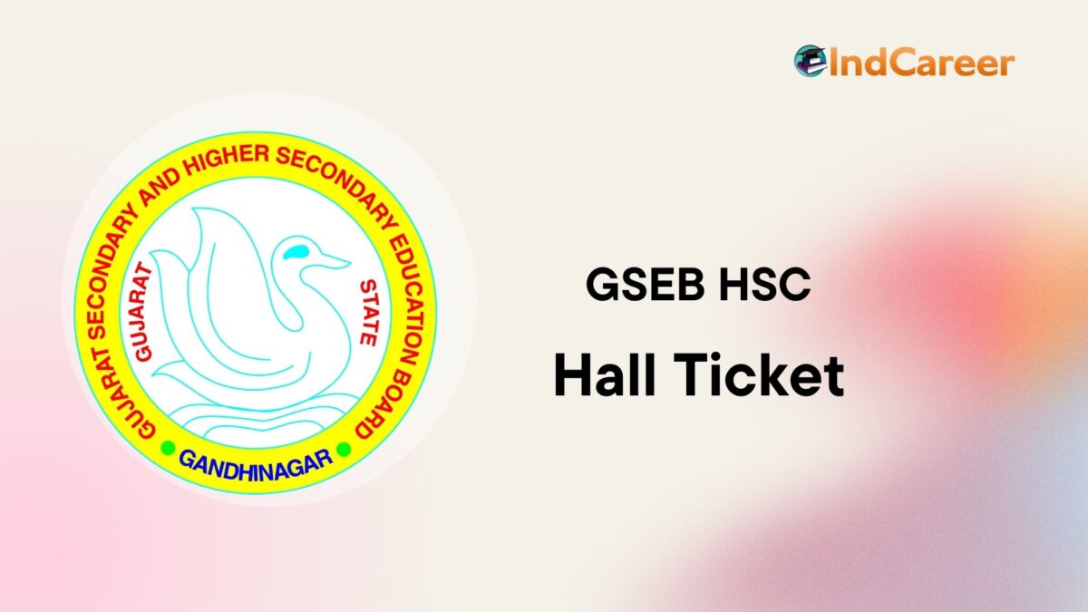 GSEB HSC Hall Ticket