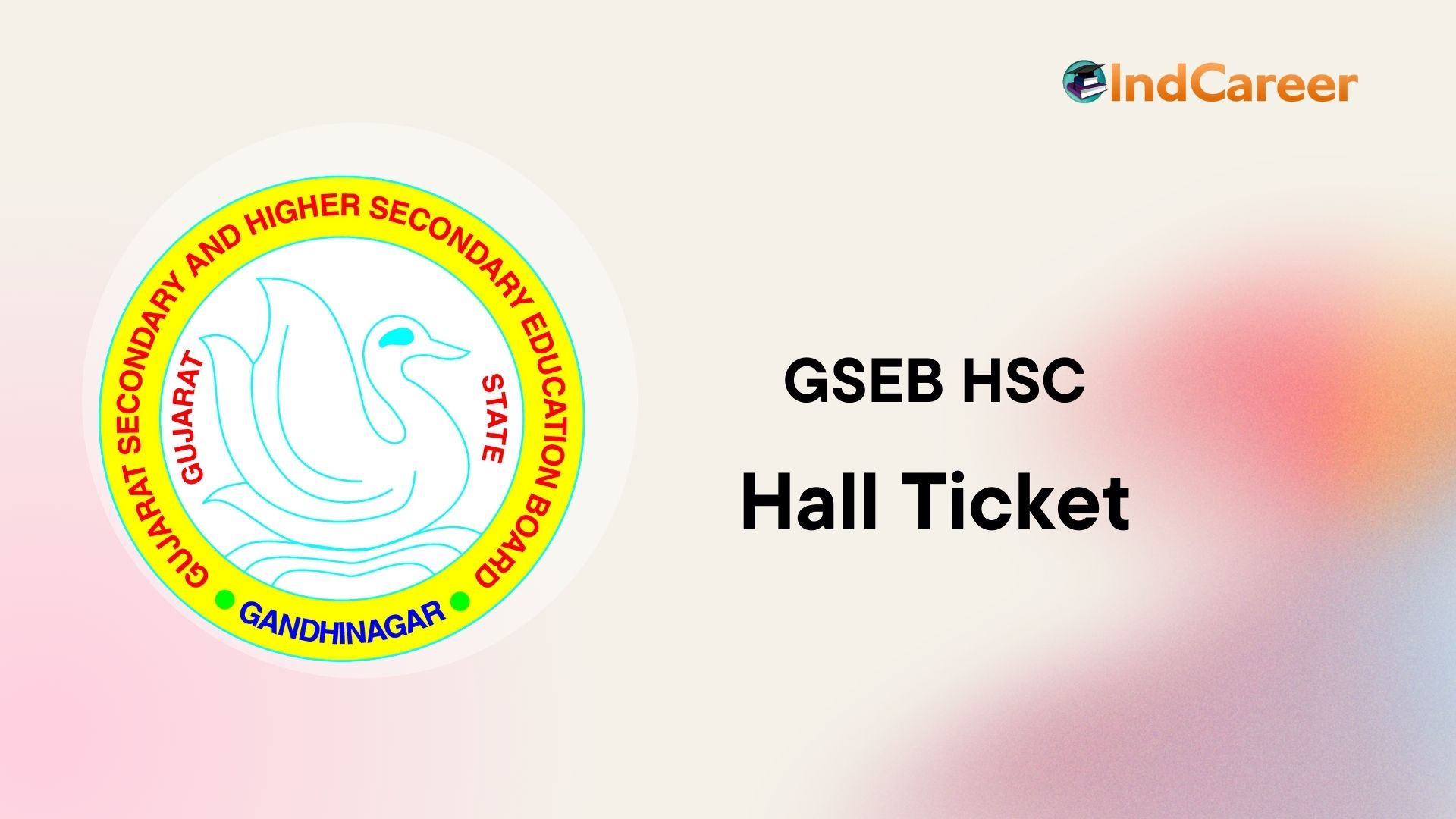 GSEB HSC Hall Ticket