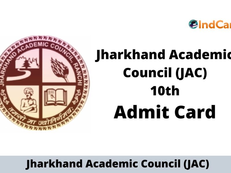 JAC 10th Admit Card