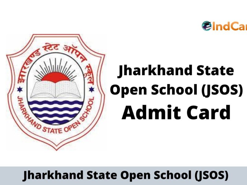 Jharkhand State Open School (JSOS) Admit Card
