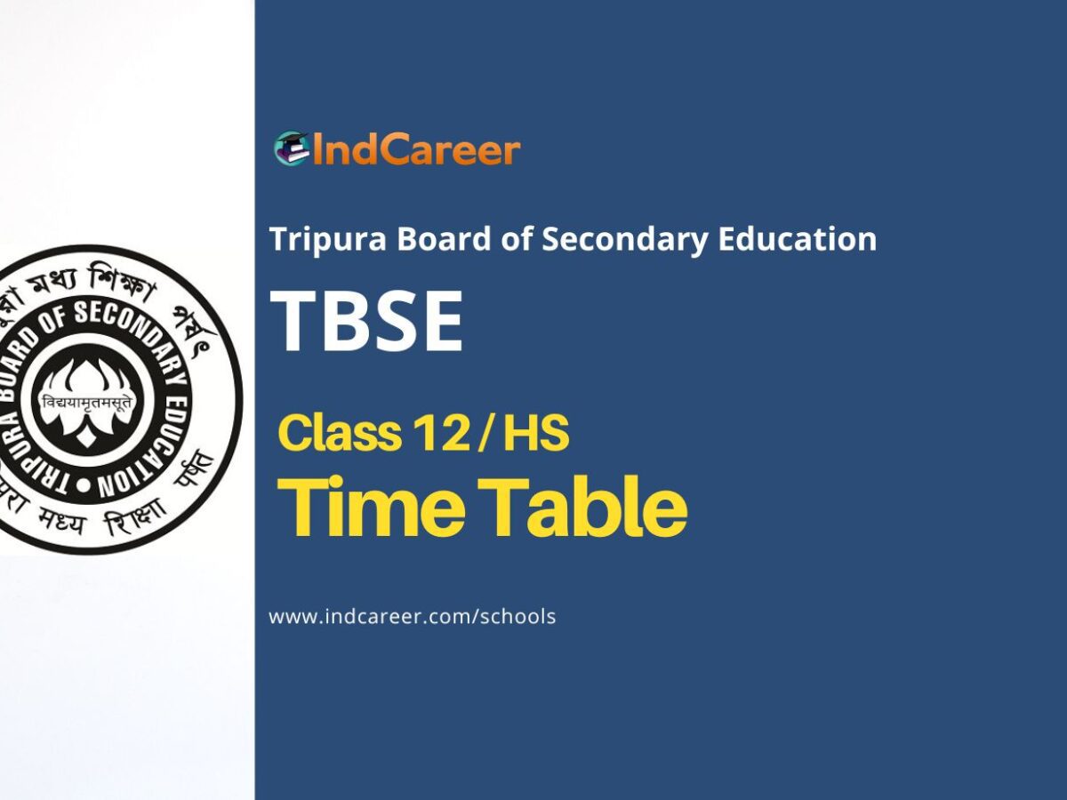 TBSE Class 12 Routine: Download Tripura Board HS Exam Date