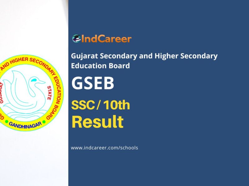 GSEB SSC Result: Check Gujarat Board 10th Results