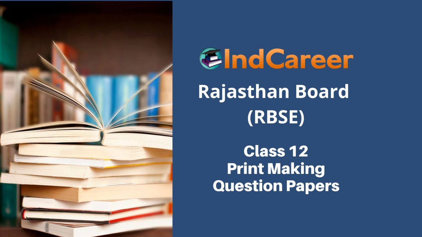 RBSE Class 12 Print Making Question Papers