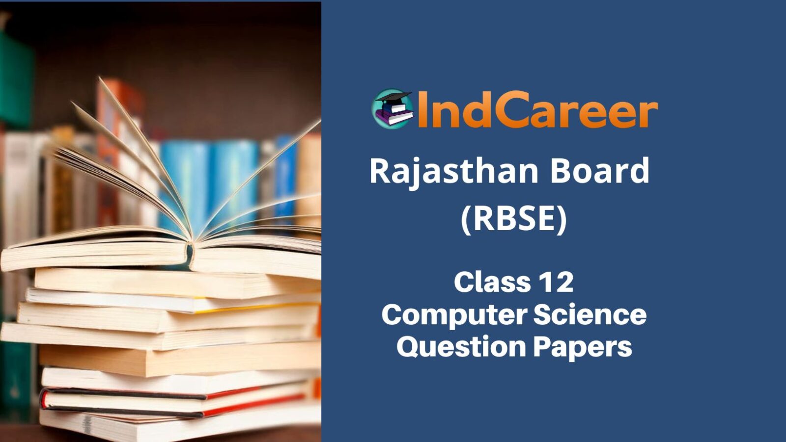 RBSE Class 12 Computer Science Question Papers