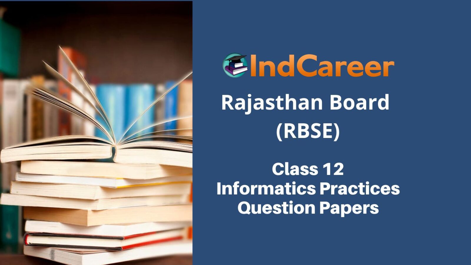 RBSE Class 12 Informatics Practices Question Papers