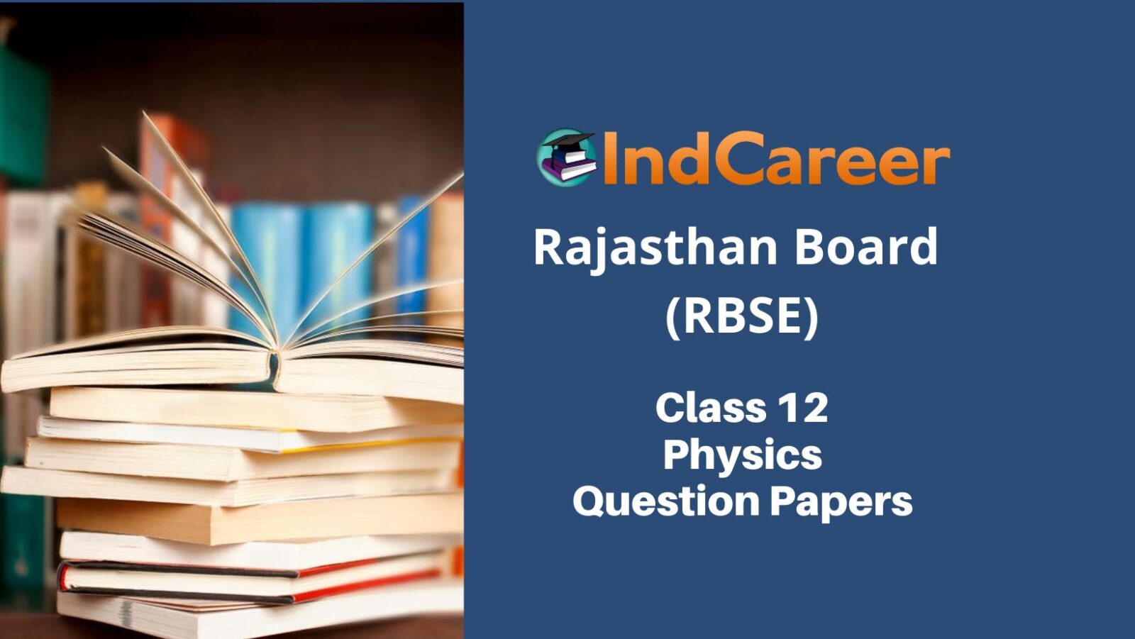 RBSE Class 12 Physics Question Papers