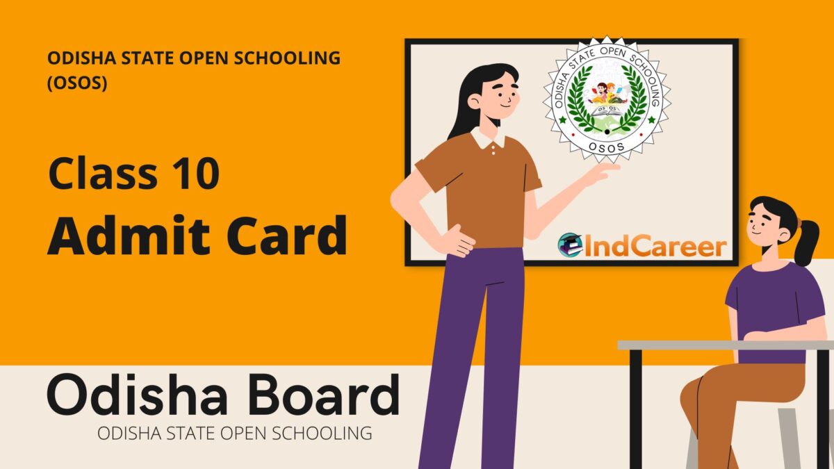 Odisha 10th Open School Admit Card