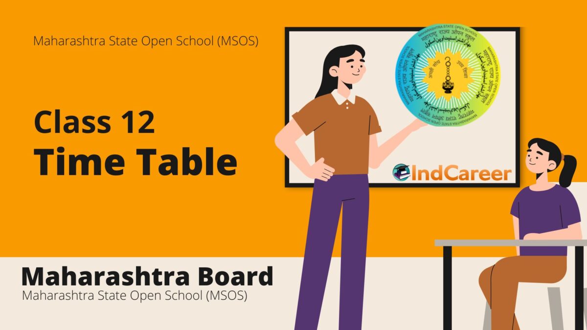 Maharashtra State Open School 12th Date Sheet
