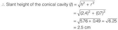 NCERT Solutions for Maths: Chapter 13 - Surface Areas and Volumes Ex. 13.1 Que. 8