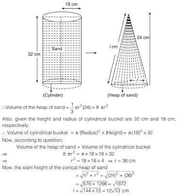 NCERT Solutions for Maths: Chapter 13 - Surface Areas and Volumes Ex. 13.3 Que. 7