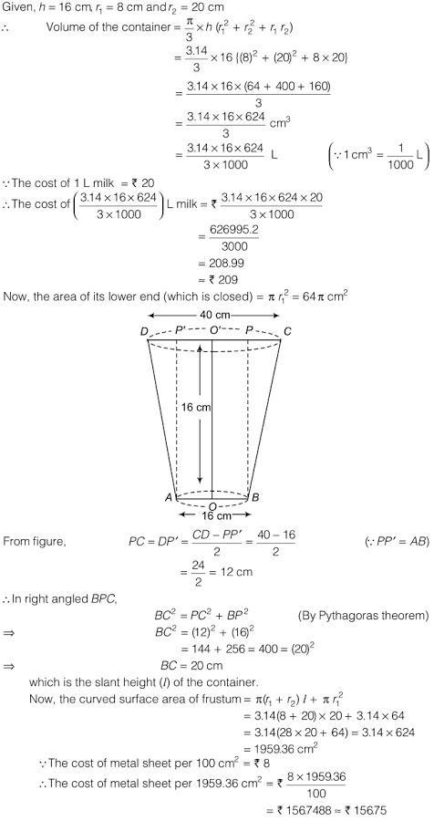 NCERT Solutions for Maths: Chapter 13 - Surface Areas and Volumes Ex. 13.4 Que. 4