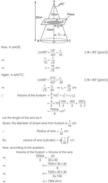 NCERT Solutions for Maths: Chapter 13 - Surface Areas and Volumes Ex. 13.4 Que. 5